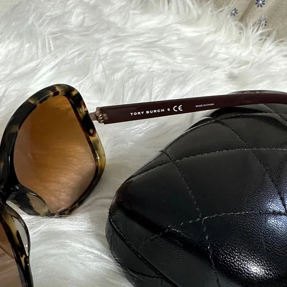 Tory Burch Tortoise Sunglasses - Picture 2 of 5